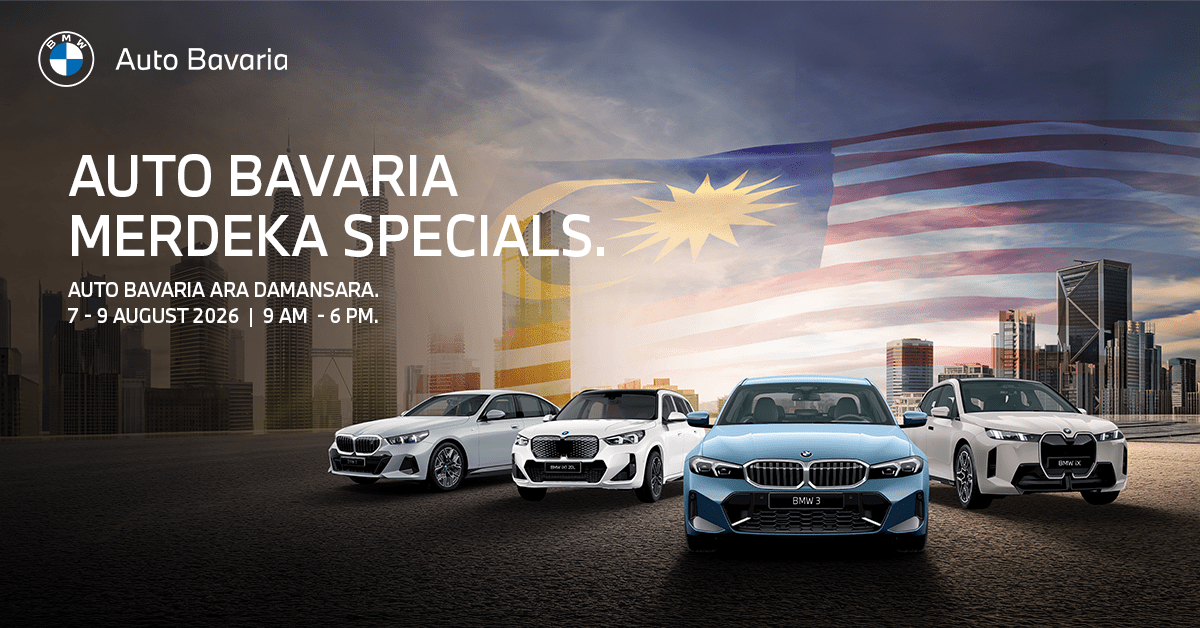 Celebrate Merdeka with BMW, MINI and BMW Motorrad deals at Auto Bavaria Aug 7-9, win a BMW F 450 GS!