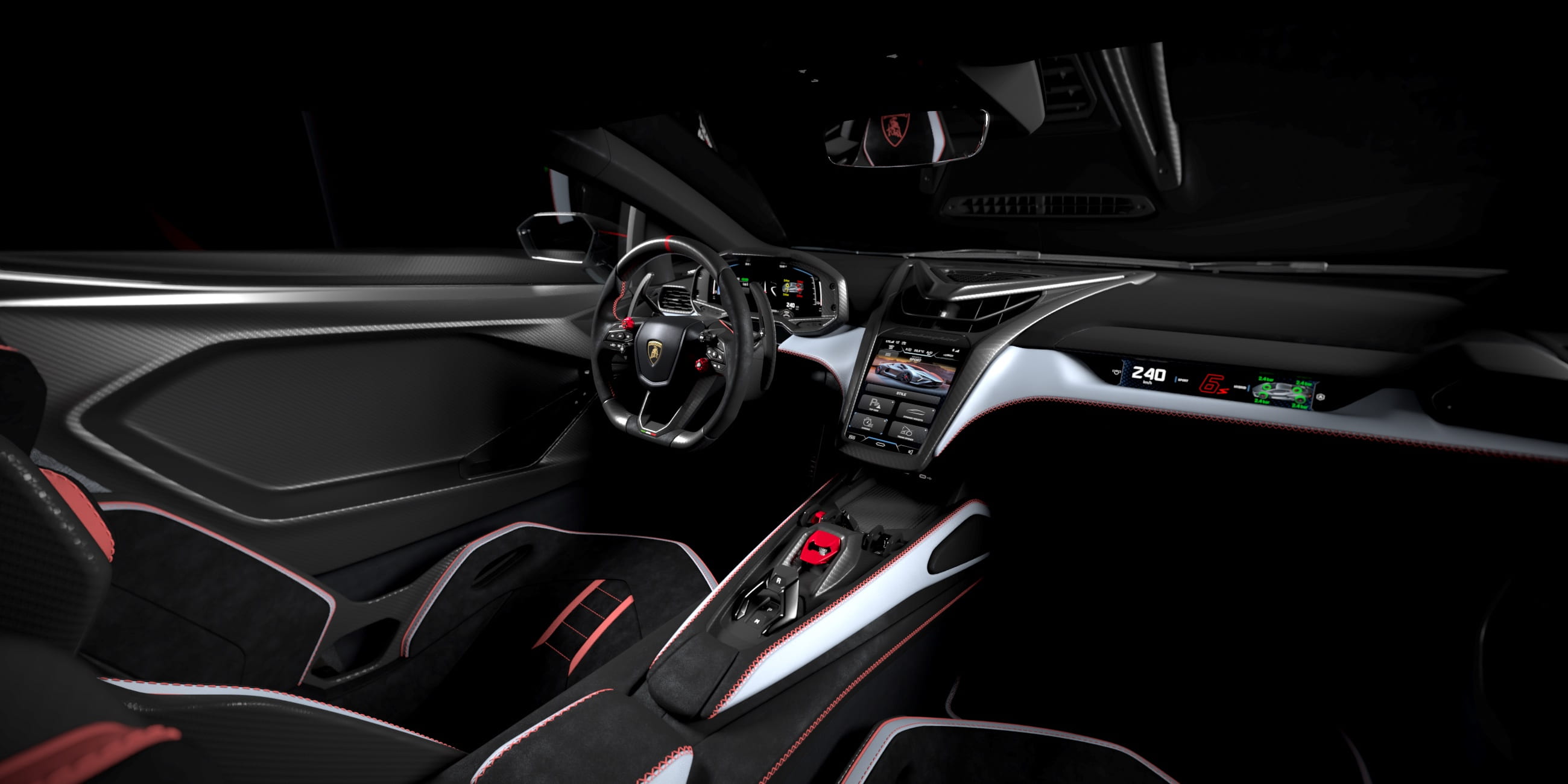 Салон Lamborghini Revuelto SV