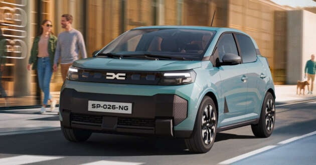 2026 Dacia Spring debuts – larger 2nd-gen EV; 82 PS, 250 km WLTP; base trim uses phone app for infotainment