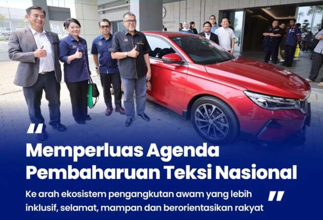 Teksi Madani programme expanded to Sarawak – red Proton S70 with ‘GET’ white plates, Flagship X variant