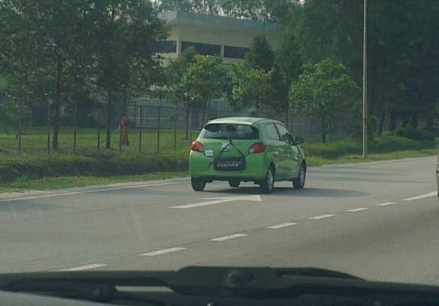 SPIED: Mitsubishi Mirage spotted on our roads