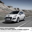 Peugeot 3008 HYbrid4 tech showcased at Frankfurt 2011