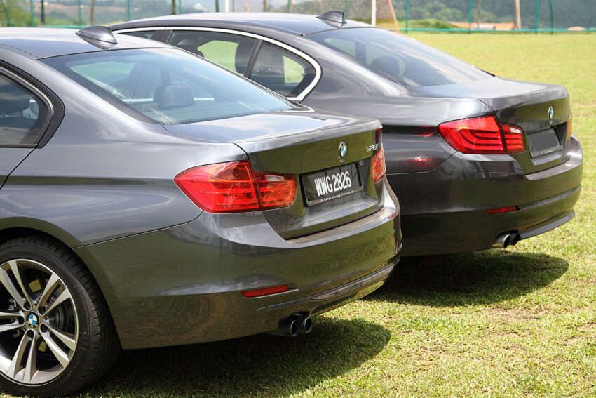 BMW F30 and F10: side by side visual comparison 110498