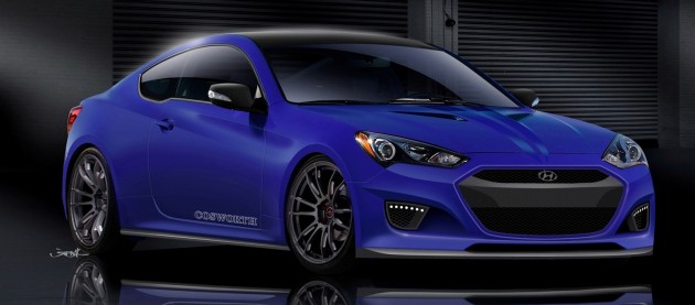 Hyundai Genesis Coupe by Cosworth is SEMA-bound
