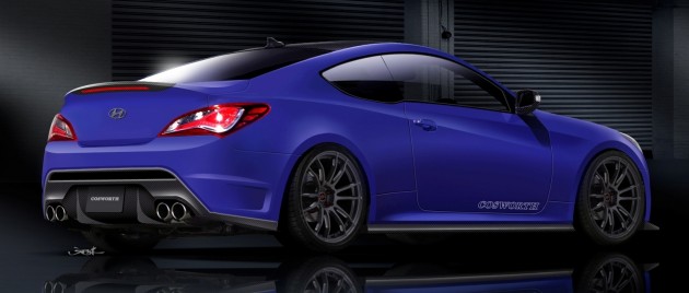 Hyundai Genesis Coupe by Cosworth is SEMA-bound