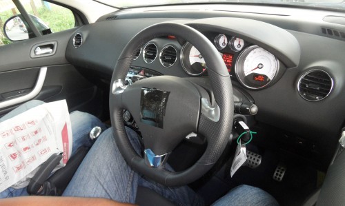Locally assembled Peugeot 408 – interior view spied!