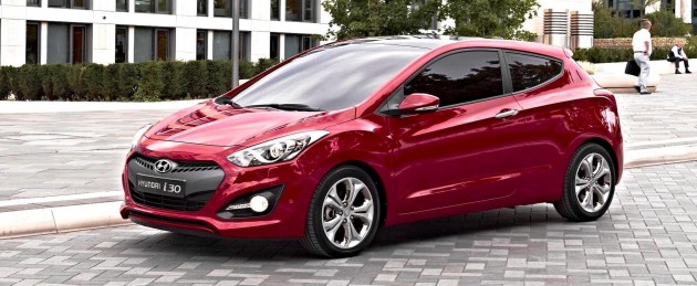 Hyundai i30 three-door hatch for Paris world debut