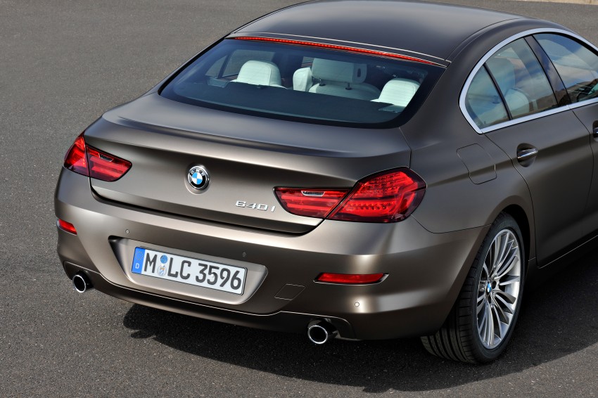 BMW officially reveals the 4-door  6-Series Gran Coupe 79455