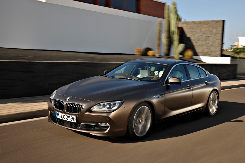 BMW officially reveals the 4-door  6-Series Gran Coupe 79545