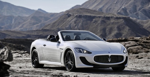 Maserati GranCabrio MC Stradale strides to Paris