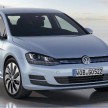 Volkswagen Golf BlueMotion shows in Paris