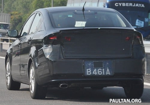 Proton P3-21A Persona R prototype teases its tail lamps