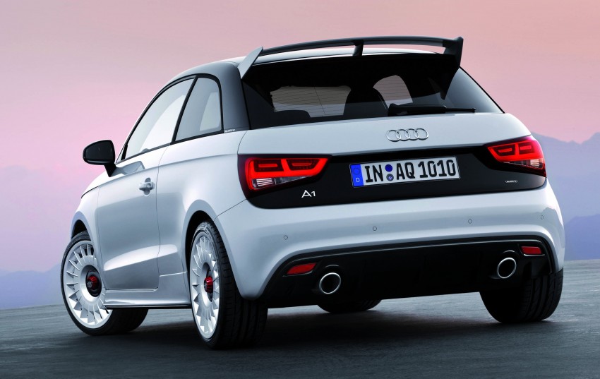 Audi A1 quattro: 256 hp and 350 Nm, only 333 units 81101