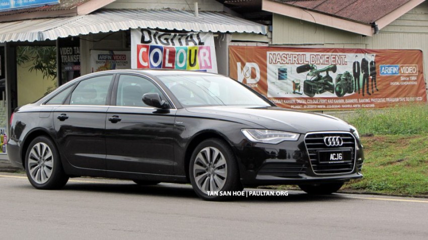 SPIED: Registered Audi A6 Hybrid spotted in Melaka 152565