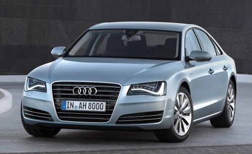 2012 Audi A8 Hybrid powered by 2.0L TFSI inline-4