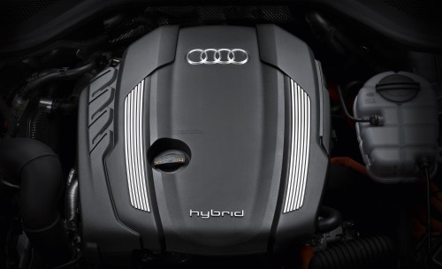 2012 Audi A8 Hybrid powered by 2.0L TFSI inline-4