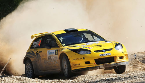 Alister McRae finishes fourth for Proton in the Rally of Queensland, Chris Atkinson retires from his home event