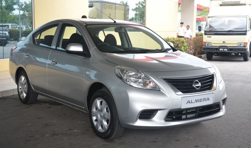 Nissan Almera previewed: a short drive on a test track 128967