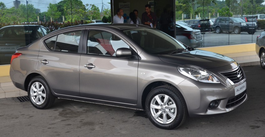 Nissan Almera previewed: a short drive on a test track 128969
