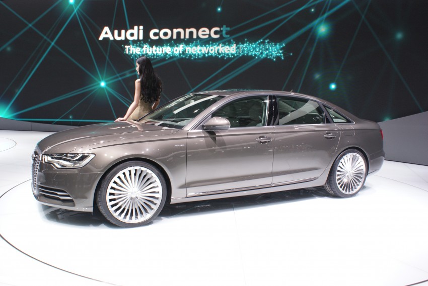 Audi A6 L e-tron concept reduces emissions, not luxury 102905