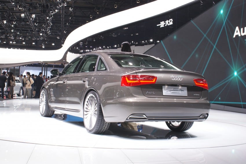 Audi A6 L e-tron concept reduces emissions, not luxury 102904