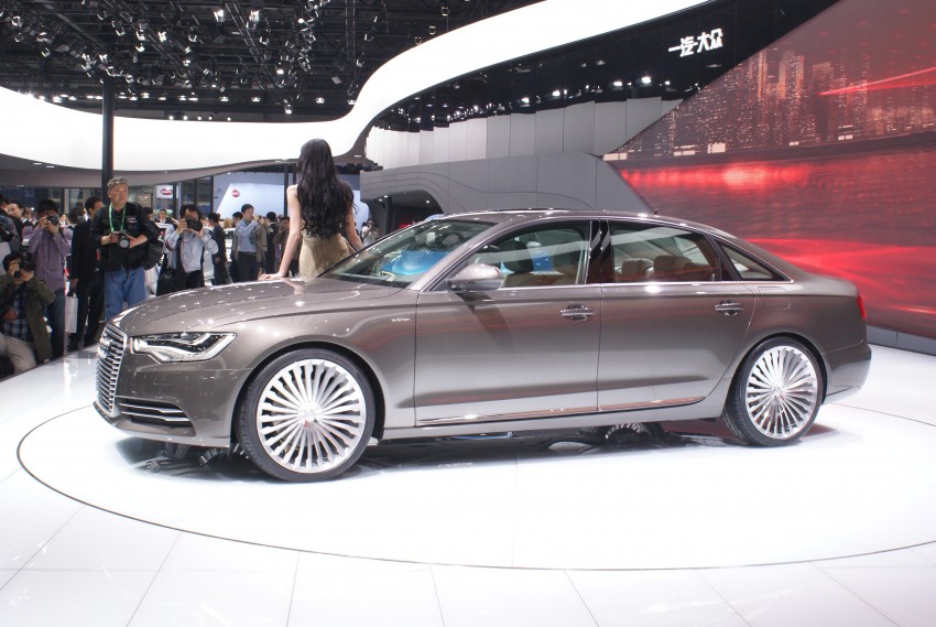 Audi A6 L e-tron concept reduces emissions, not luxury 102903