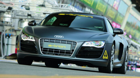 Audi R8 E-Tron Electric Sports Car Goes For A Le Mans Spin - Paultan.Org