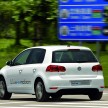 Electric Volkswagen Golf Blue-E-Motion prototype – a preview test drive in Wolfsburg, Germany