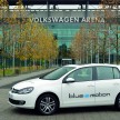 Electric Volkswagen Golf Blue-E-Motion prototype – a preview test drive in Wolfsburg, Germany