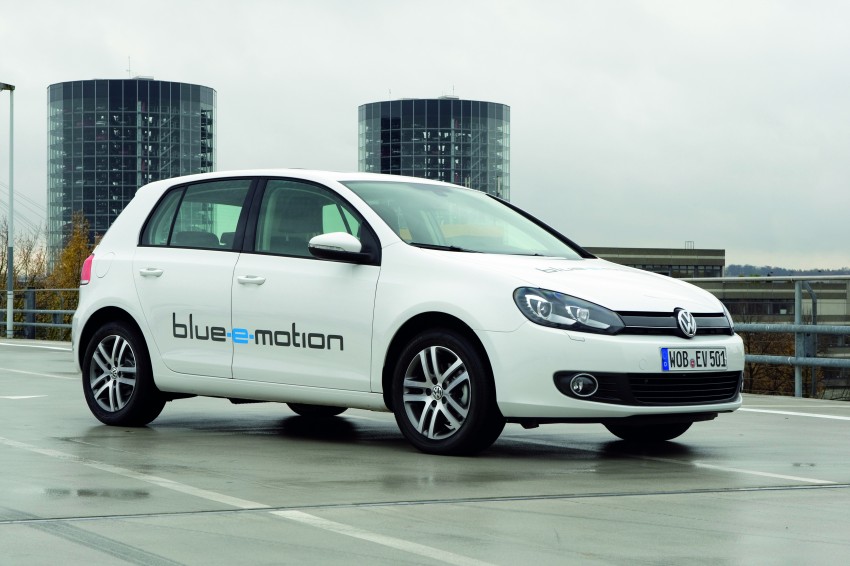 Electric Volkswagen Golf Blue-E-Motion prototype – a preview test drive in Wolfsburg, Germany 127836