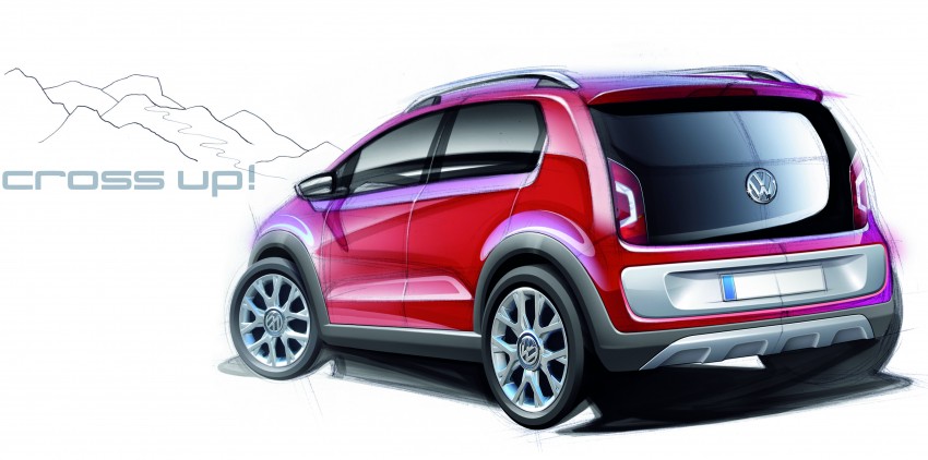 Volkswagen cross up! Concept previews 5-door up! 70804