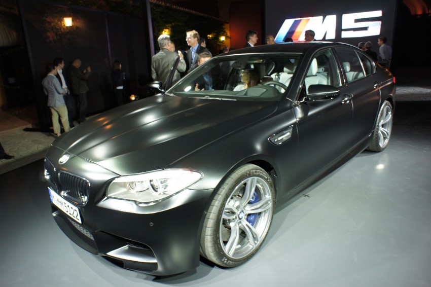 F10 BMW M5 showcased in Frozen Black matte paintjob 71969