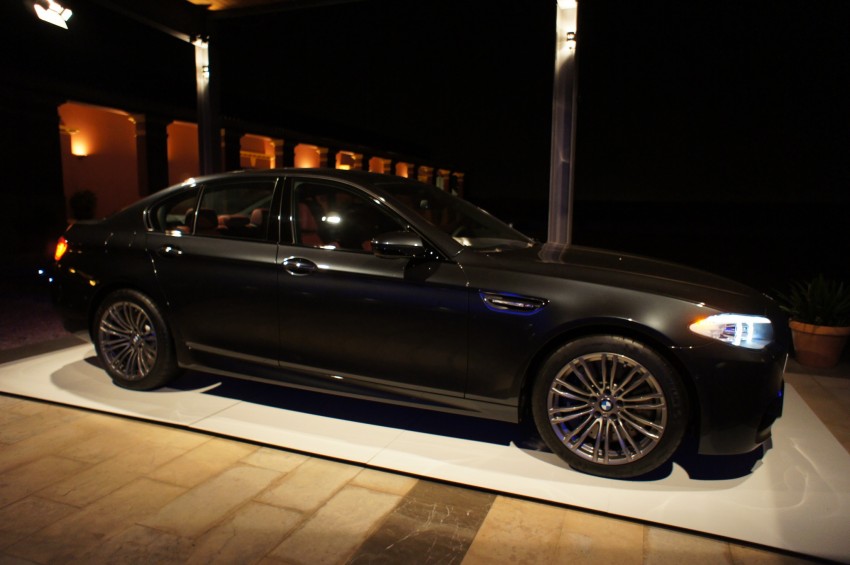 F10 BMW M5 showcased in Frozen Black matte paintjob 71954