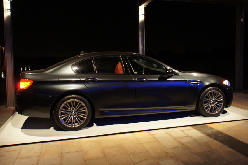 F10 BMW M5 showcased in Frozen Black matte paintjob 71953