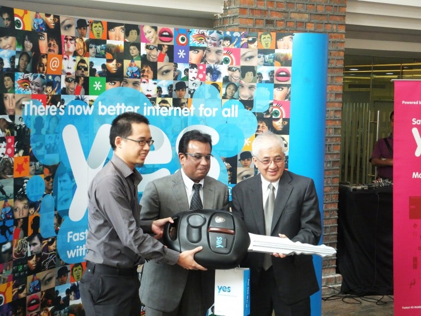 Engineer wins nation’s first 4G internet car, courtesy of Yes and Proton’s Facebook contest 125382
