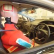 VIDEO: Honda Civic side impact crash test at 50 km/h