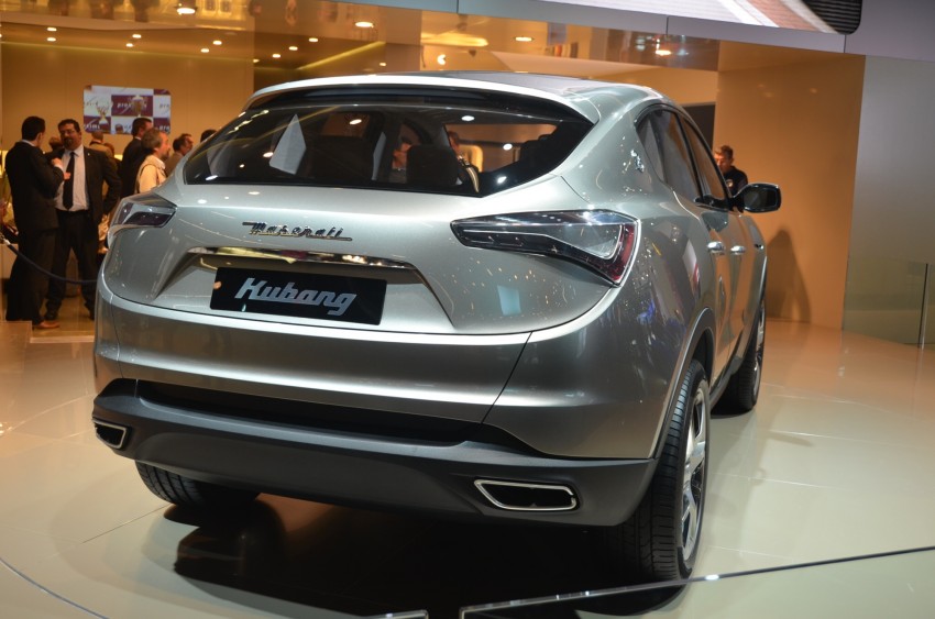 Frankfurt: Maserati joins super SUV race with a Kubang! 68991