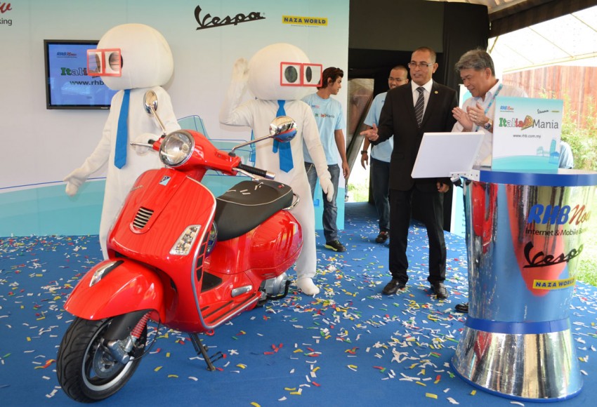RHB Now’s Italia Mania contest could see you ride away in a Vespa or win a trip to Italy for two! 136337