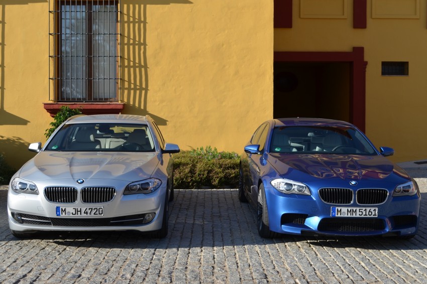 GALLERY: Regular F10 5-Series next to BMW M5 71990