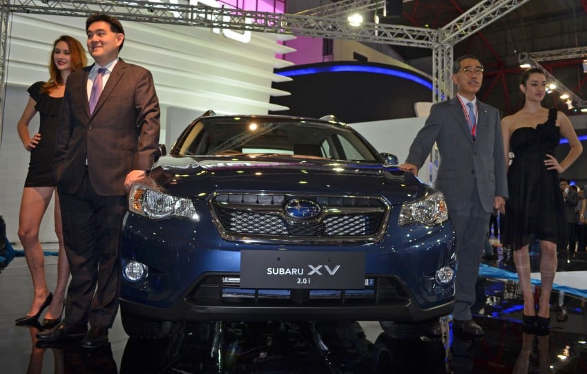 Malaysian-assembled CKD Subaru XV 2.0i makes debut at IIMS 2012, local rollout in December 132370