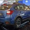 Malaysian-assembled CKD Subaru XV 2.0i makes debut at IIMS 2012, local rollout in December