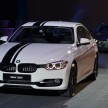 BMW F30 3-Series launch: BMW M Performance kit display
