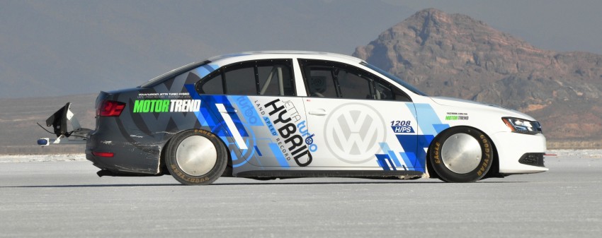 Volkswagen Jetta Hybrid sets land speed record 135330