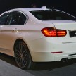 BMW F30 3-Series launch: BMW M Performance kit display