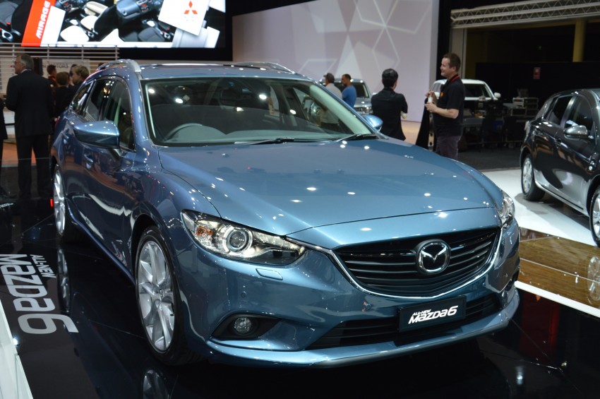 Mazda 6 sedan and wagon: live shots from Sydney 137335