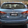 Mazda 6 sedan and wagon: live shots from Sydney