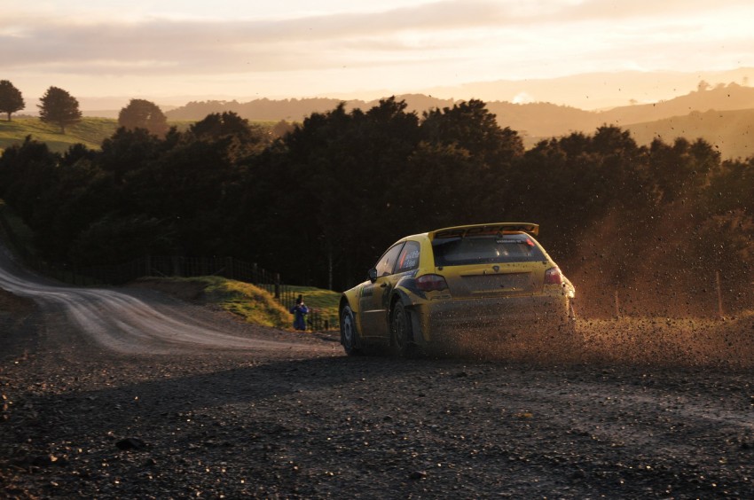 A successful race for Satria Neo rally cars in New Zealand 62727