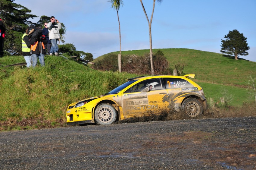 A successful race for Satria Neo rally cars in New Zealand 62725