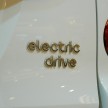smart fortwo electric drive on display at 1 Utama