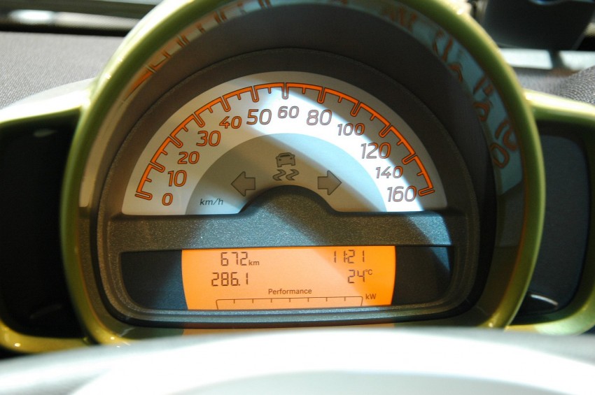 smart fortwo electric drive on display at 1 Utama 74537